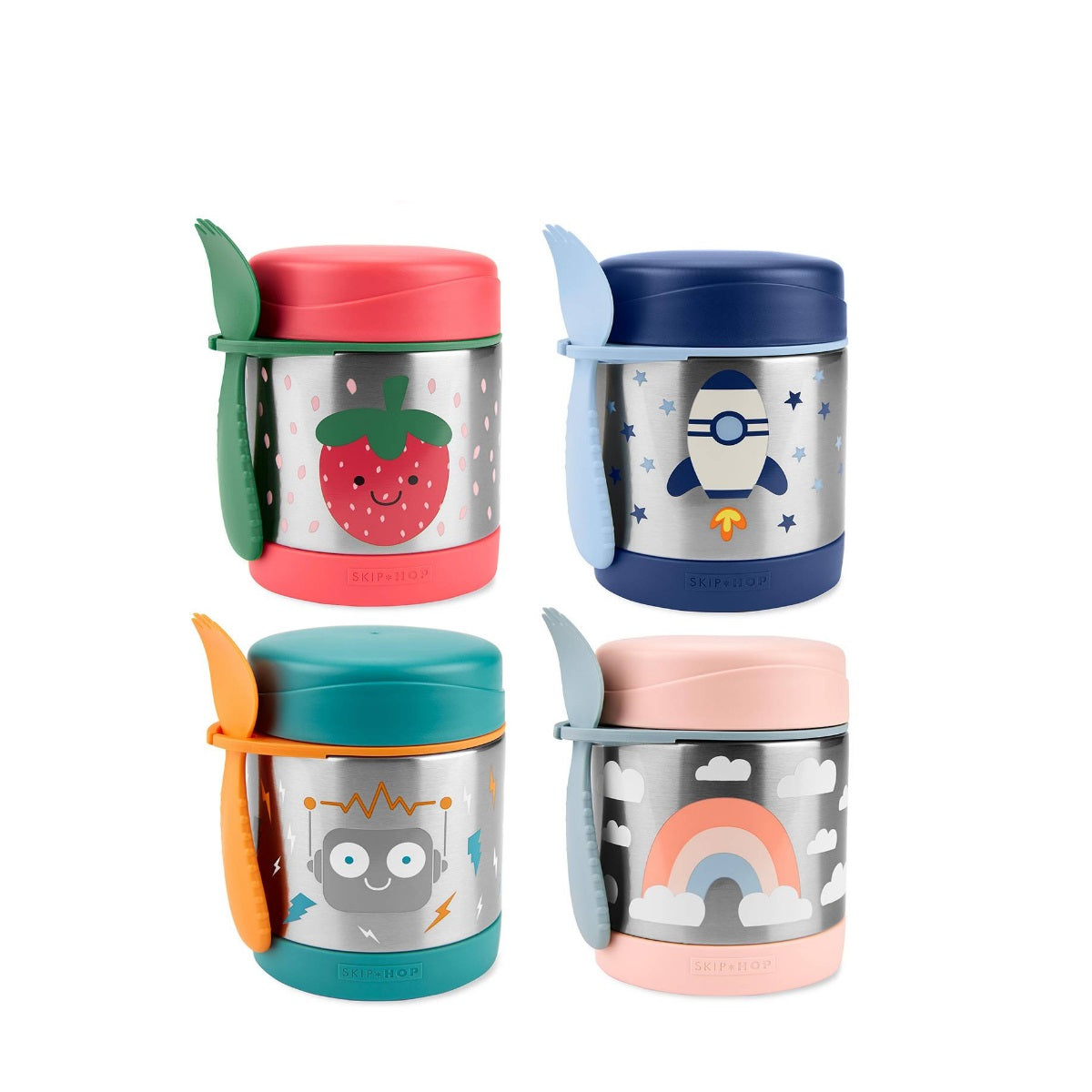 Skip Hop Spark Style Insulated Food Jar - Robot