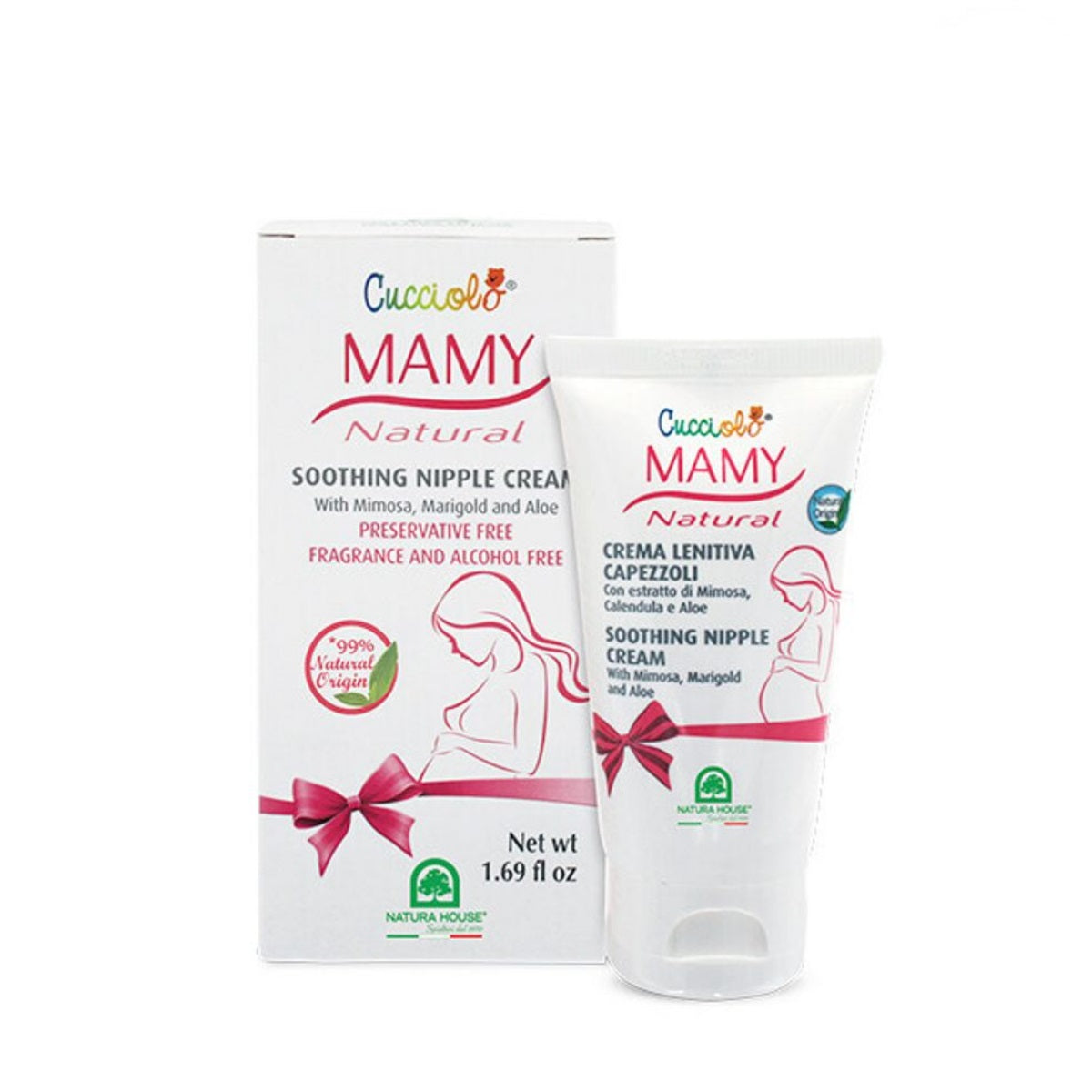 CUCCIOLO MAMY NATURAL CREMA LENITIVA CAPEZZOLI Previene e ripara le Ragadi  50ml