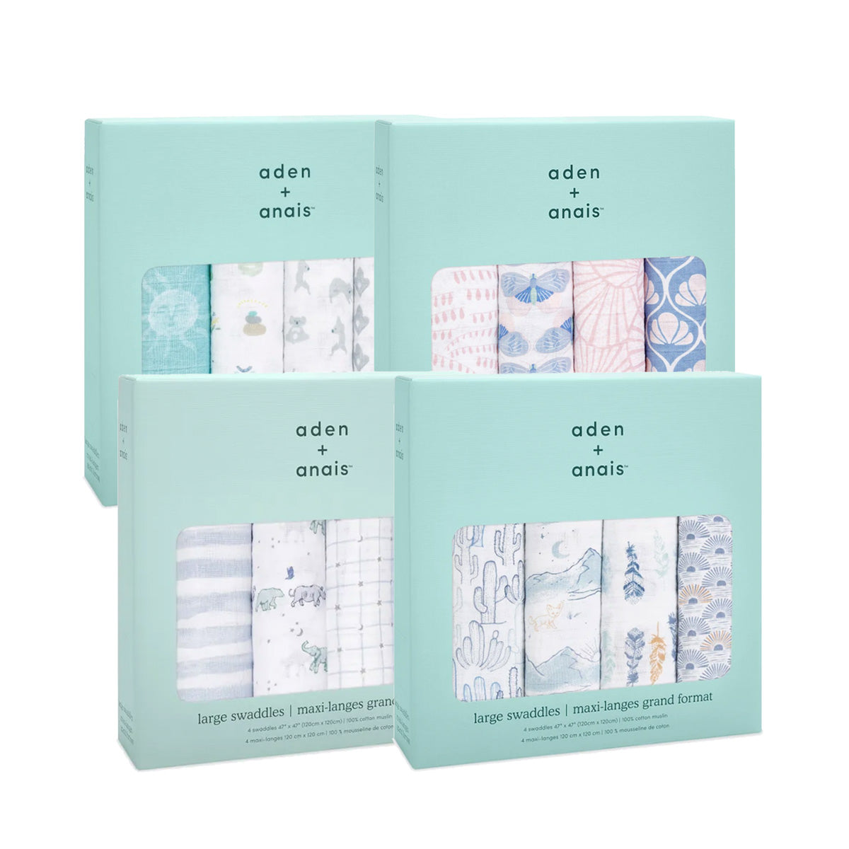 Aden & Anais Set 4 Copertine Swaddles Milleusi, Il re Leone della