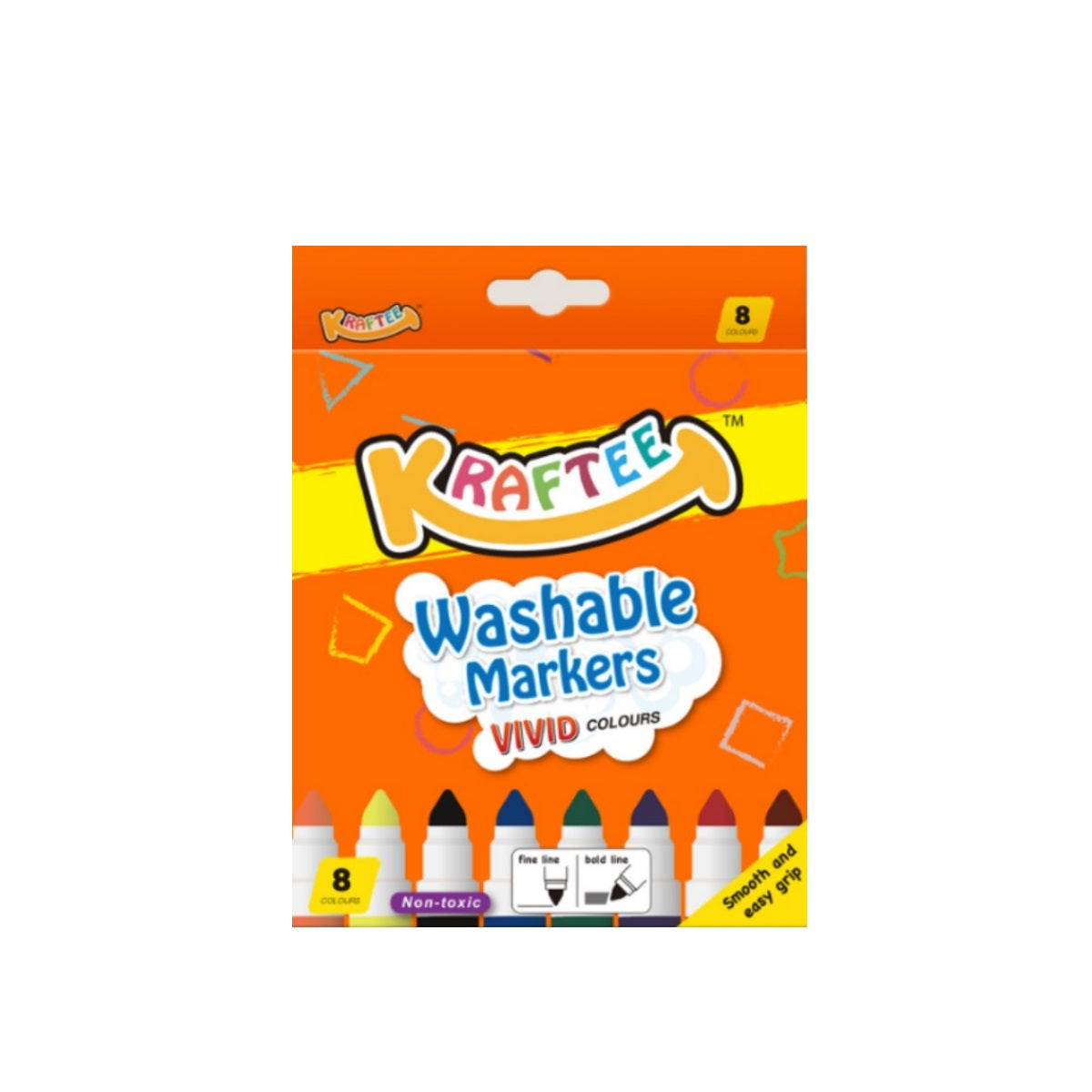 KRAFTEE 8ct Washable Markers