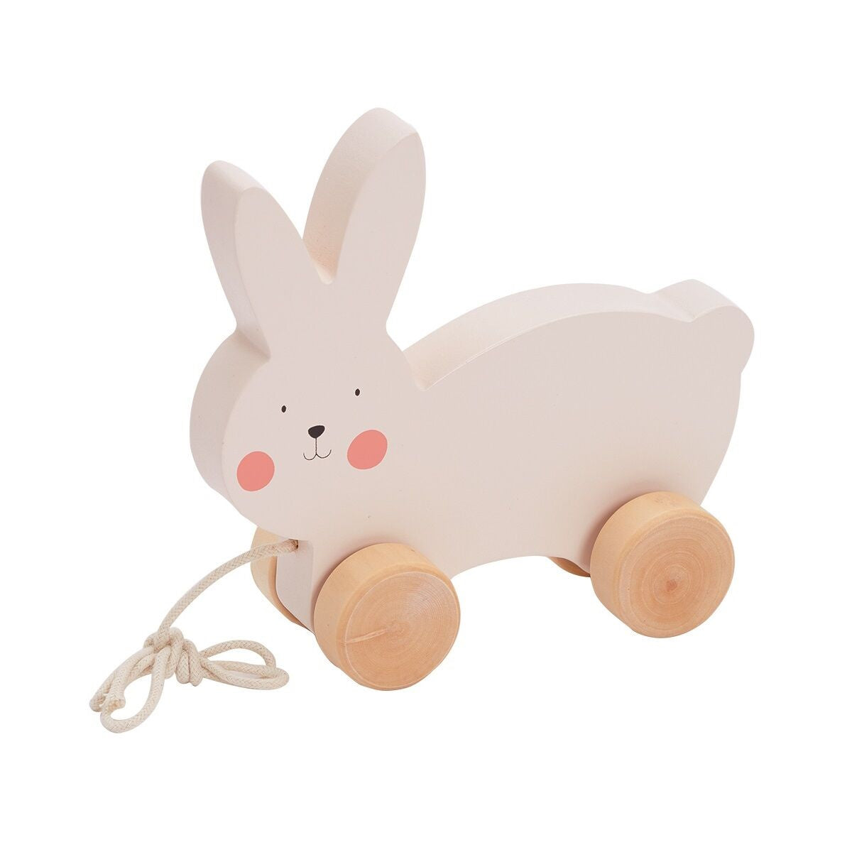 Bubble Wooden Rabbit Pull Along (BU5004) – Happikiddo.com